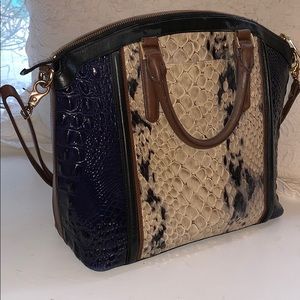 Brahmin Blue Duxbury Handbag Large